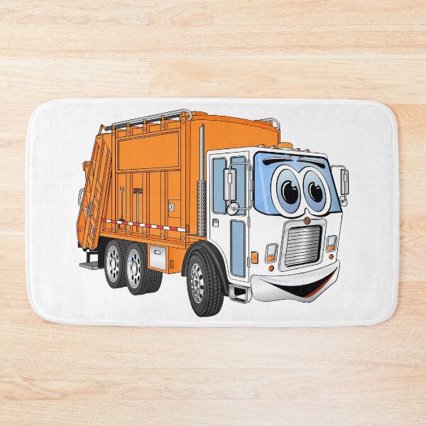 Item preview, Orange White Smiling Garbage Cartoon designed and sold by Scott Hayes.