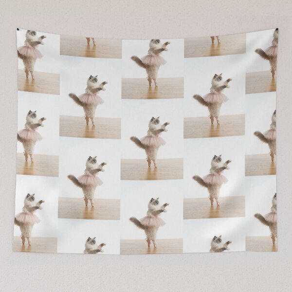 Item preview, Ragdoll Cat Ballet Dancer designed and sold by PictoVibe.