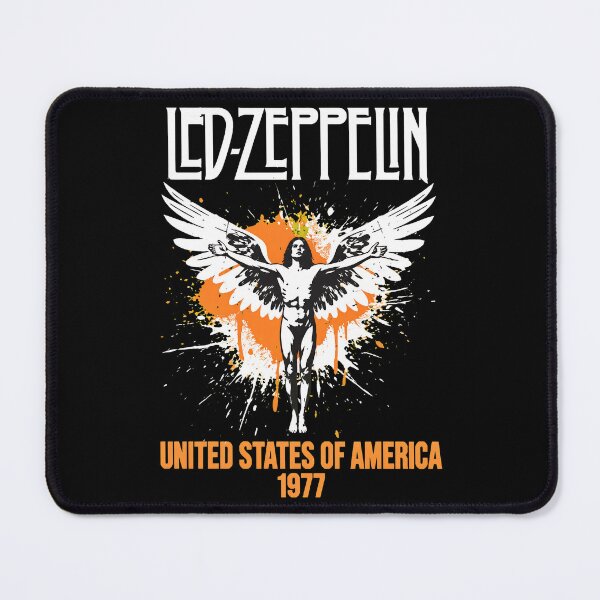 Item preview, Zeppelin USA 1977 Concert Angel Wings Paint Splatter designed and sold by HeavHeadDsgn.