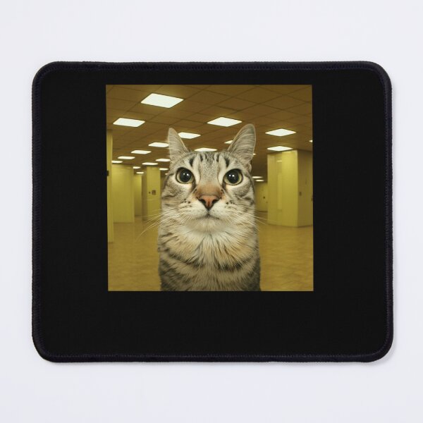 Item preview, Cat in Backrooms Meme designed and sold by studio-ssaam.