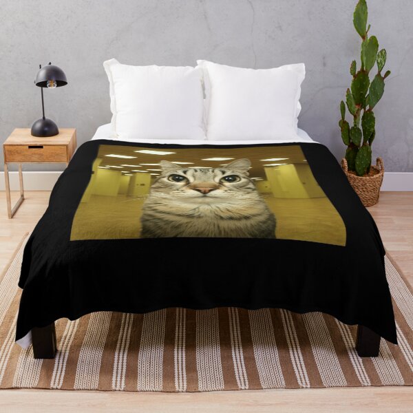 Item preview, Cat in Backrooms Meme designed and sold by studio-ssaam.