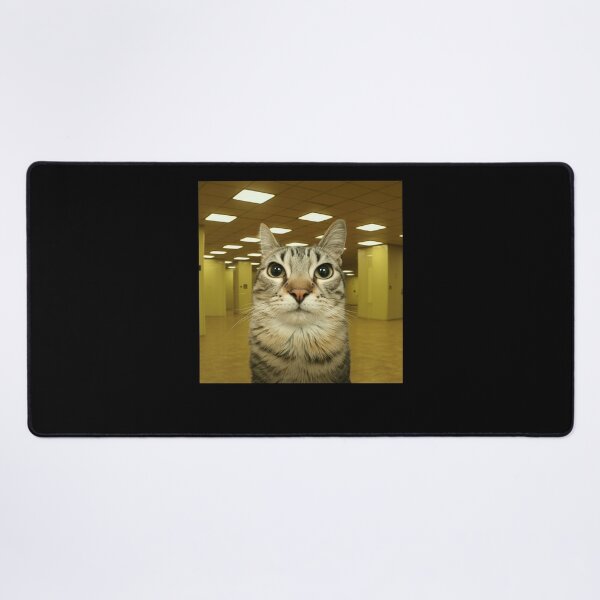 Item preview, Cat in Backrooms Meme designed and sold by studio-ssaam.