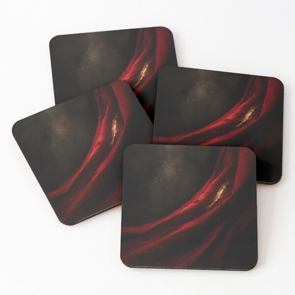 Item preview, Dark Red Black Gold Abstract Art – Luxury Modern Wall Decor designed and sold by GutyzDesignsES.