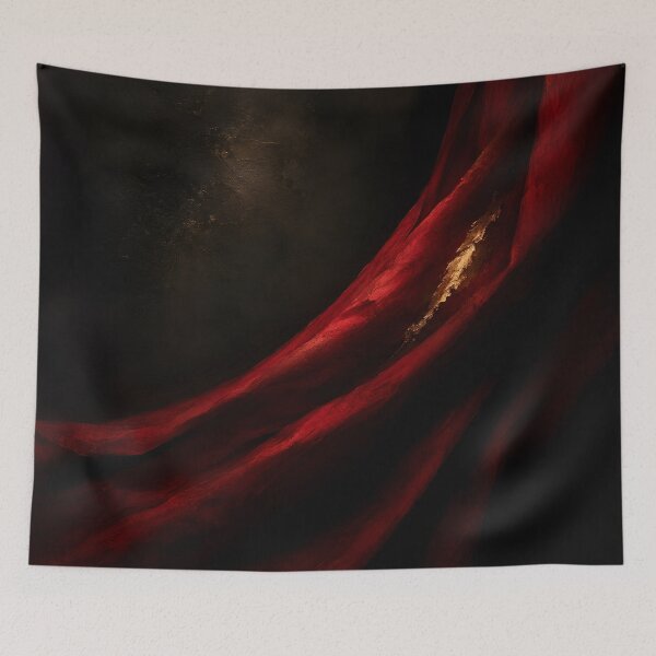 Item preview, Dark Red Black Gold Abstract Art – Luxury Modern Wall Decor designed and sold by GutyzDesignsES.