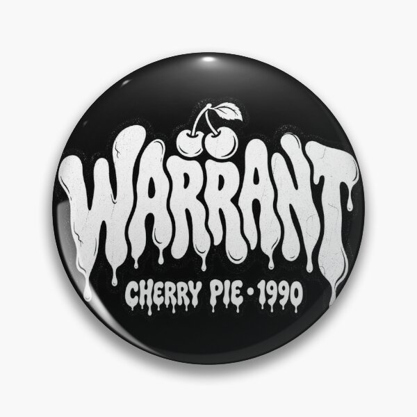 Item preview, Warrant Cherry Pie 1990 Melting Glam Metal Logo designed and sold by JMS-Artvintage.