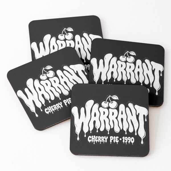 Item preview, Warrant Cherry Pie 1990 Melting Glam Metal Logo designed and sold by JMS-Artvintage.