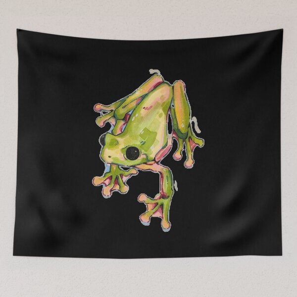 Item preview, Colorful Tree Frog Nature Graphic designed and sold by Umbelasyn.