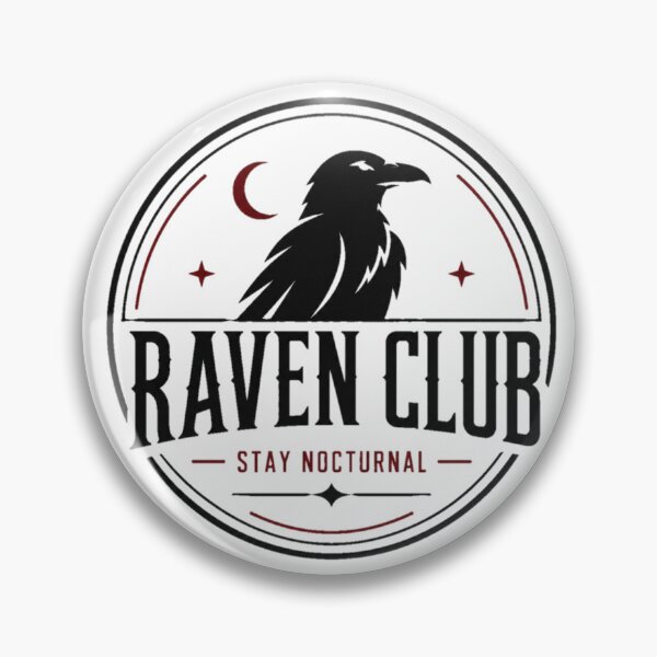 Item preview, Raven Club | Dark Gothic Raven Vintage Emblem Design designed and sold by AAstore0013.