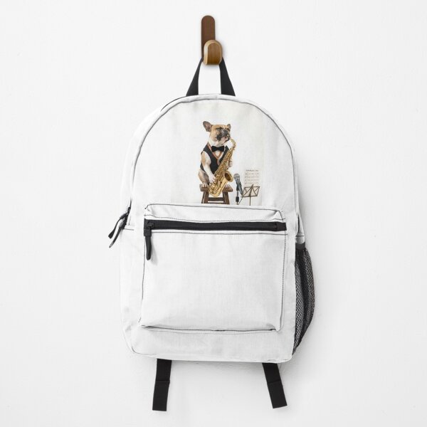 Item preview, French Bulldog Jazz Musician designed and sold by PictoVibe.