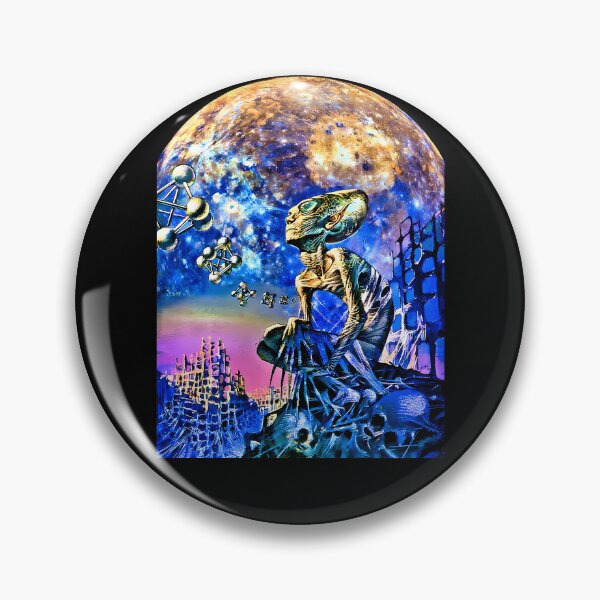 Item preview, Alien Surreal Planet Galaxy designed and sold by DreadFox53.