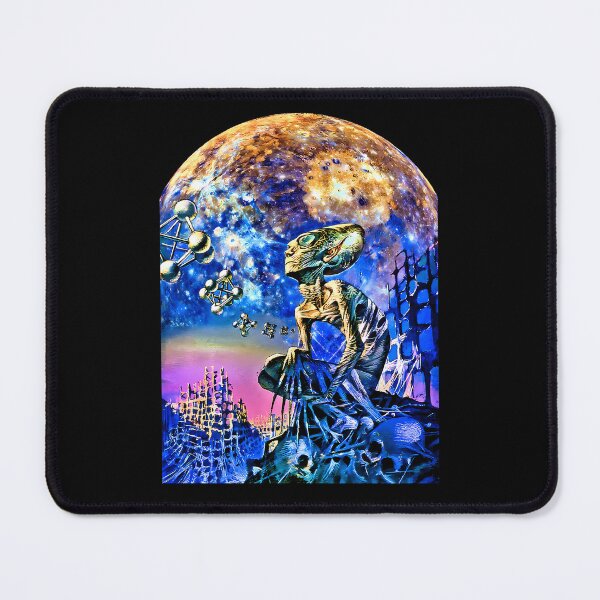 Item preview, Alien Surreal Planet Galaxy designed and sold by DreadFox53.