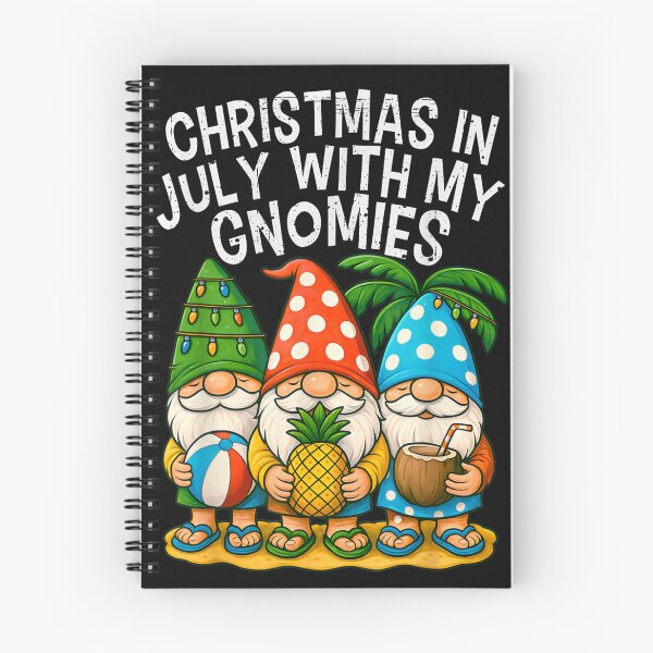 Item preview, Gnome Christmas In July With my Gnomies Summer Vacation 2026 designed and sold by LucindaLong ⭐⭐⭐⭐⭐(992).