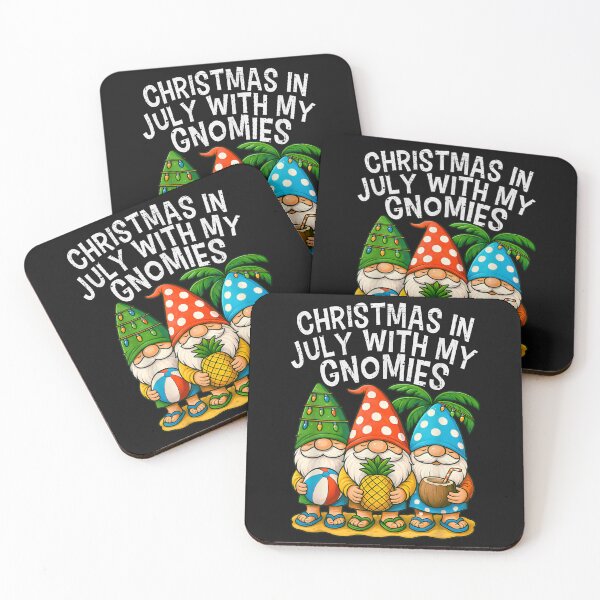 Item preview, Gnome Christmas In July With my Gnomies Summer Vacation 2026 designed and sold by LucindaLong ⭐⭐⭐⭐⭐(992).