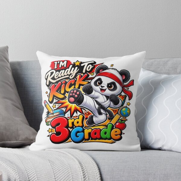 Item preview, I'M Ready To Kick 3rd Grade Cute Panda Karate Graphic designed and sold by QuiteOrbit.