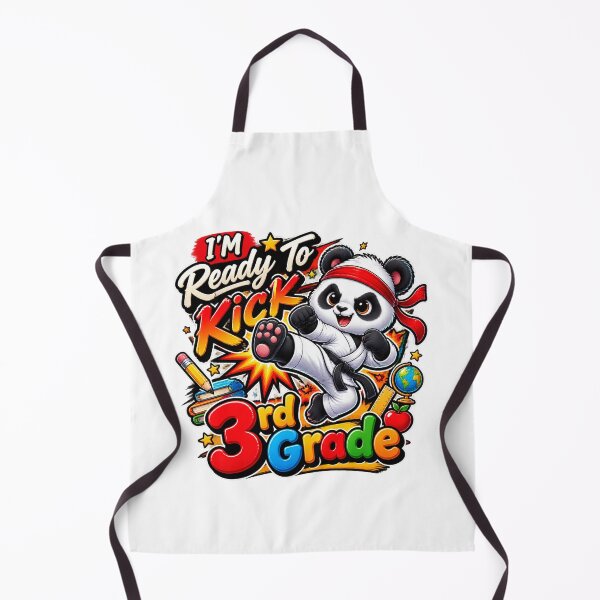 Item preview, I'M Ready To Kick 3rd Grade Cute Panda Karate Graphic designed and sold by QuiteOrbit.