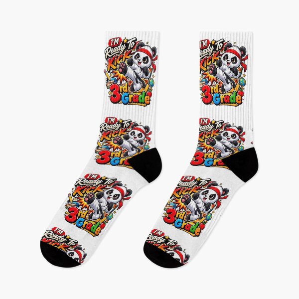 Item preview, I'M Ready To Kick 3rd Grade Cute Panda Karate Graphic designed and sold by QuiteOrbit.