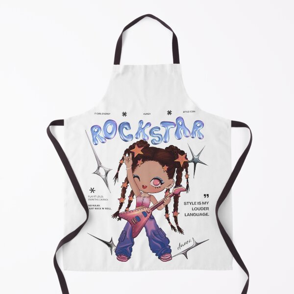 Item preview, Rockstar Y2K Chibi Guitar Girl designed and sold by HouseOfAurea.