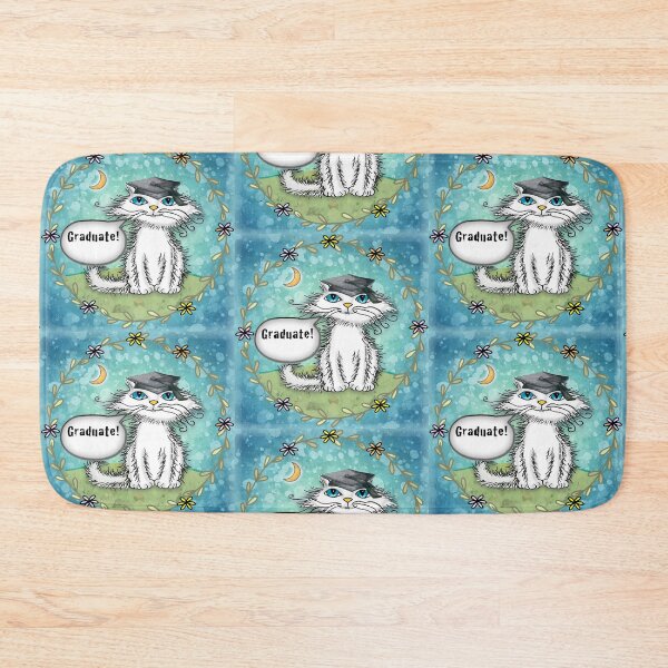 Item preview, Scraggles Cat Graduate designed and sold by artmuvz.