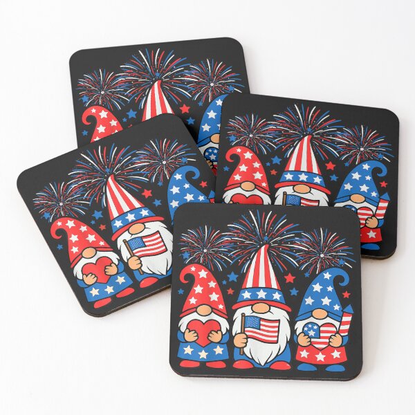 Item preview, Gnomes American Flag Independence Day Patriotic 4th of July designed and sold by LucindaLong ⭐⭐⭐⭐⭐(992).