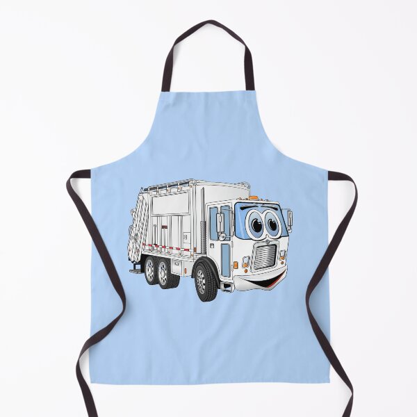 Item preview, White Smiling Garbage Truck Cartoon designed and sold by Scott Hayes.