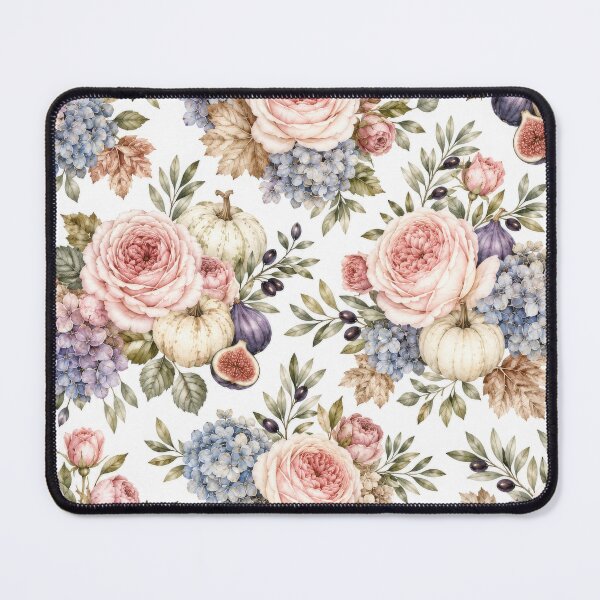 Item preview, Romantic Autumn Floral: Roses, Hydrangeas & Pumpkins designed and sold by ImPlyDesign.