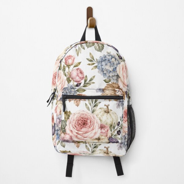 Item preview, Romantic Autumn Floral: Roses, Hydrangeas & Pumpkins designed and sold by ImPlyDesign.