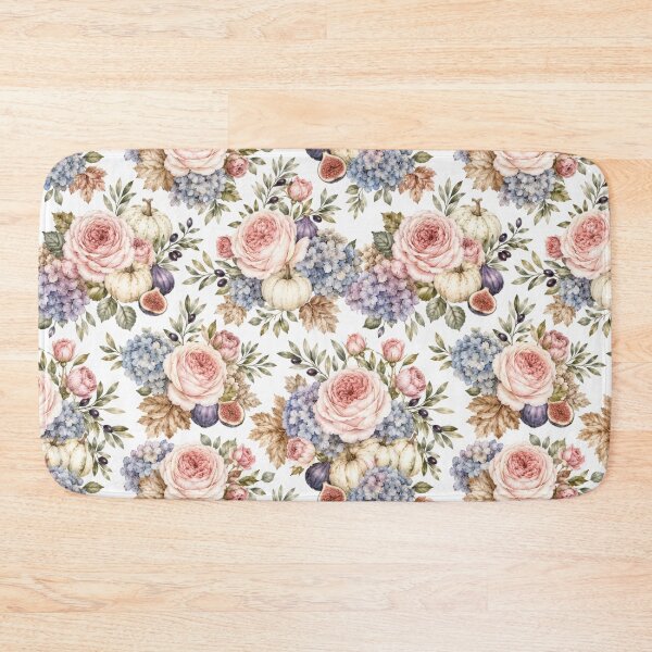 Item preview, Romantic Autumn Floral: Roses, Hydrangeas & Pumpkins designed and sold by ImPlyDesign.