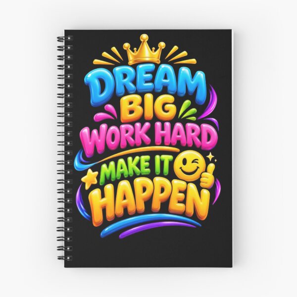 Item preview, Dream Big Work Hard Motivational Typography Pawarmogiyaji designed and sold by Pawar1999.
