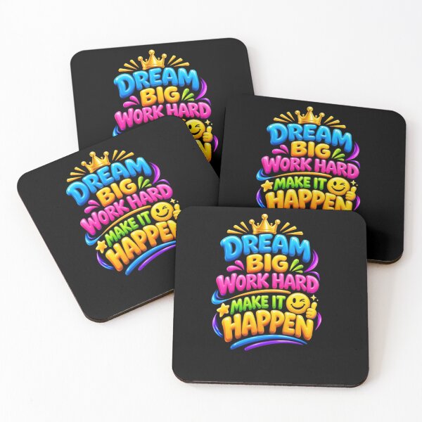 Item preview, Dream Big Work Hard Motivational Typography Pawarmogiyaji designed and sold by Pawar1999.