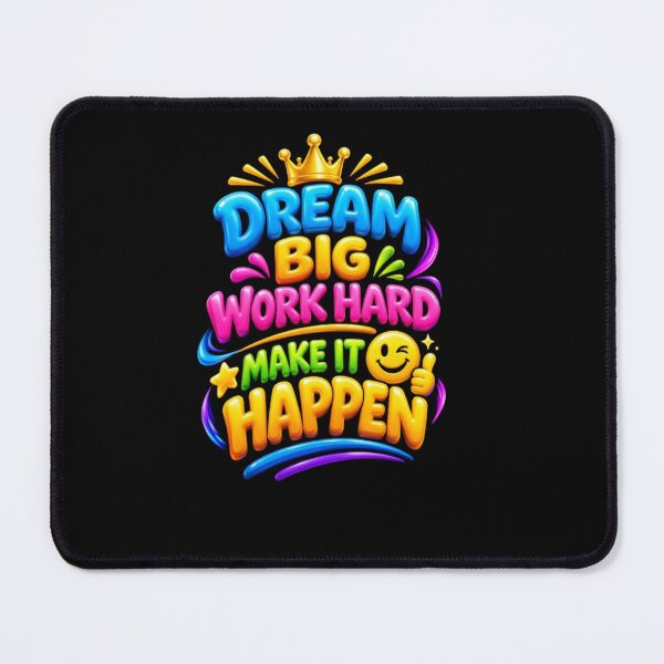 Item preview, Dream Big Work Hard Motivational Typography Pawarmogiyaji designed and sold by Pawar1999.