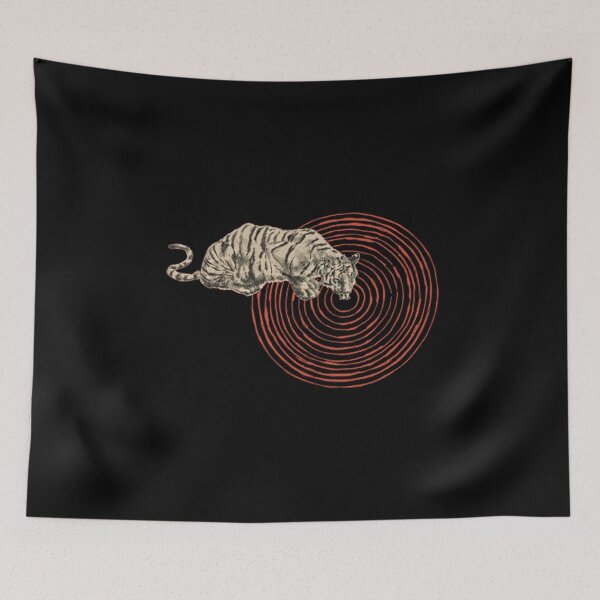 Item preview, Vintage Tiger Spiral Psychedelic Graphic designed and sold by Turtlazcyx.