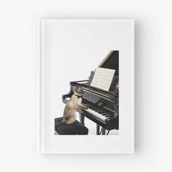 Item preview, Siamese Cat Classical Pianist designed and sold by PictoVibe.