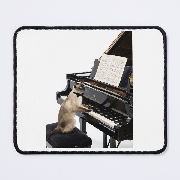 Item preview, Siamese Cat Classical Pianist designed and sold by PictoVibe.