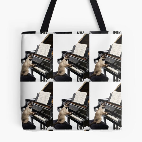 Item preview, Siamese Cat Classical Pianist designed and sold by PictoVibe.