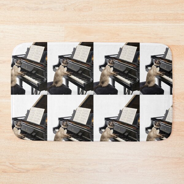 Item preview, Siamese Cat Classical Pianist designed and sold by PictoVibe.