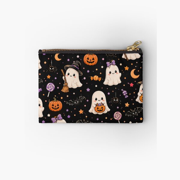 Item preview, Tiny Ghost Halloween Pattern | Cute Kawaii Ghosts Spooky Halloween Repeat Design designed and sold by RJACreative.