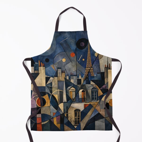Item preview, Abstract Paris Eiffel Tower Wall Art – Geometric French City Decor designed and sold by GutyzDesignsES.