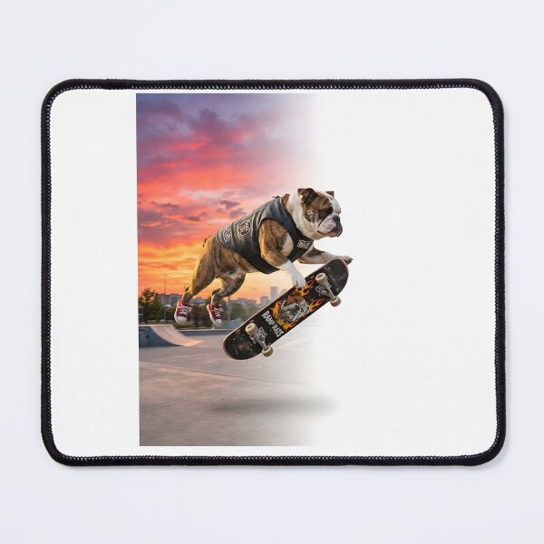Item preview, Bulldog Skateboard Champion designed and sold by PictoVibe.