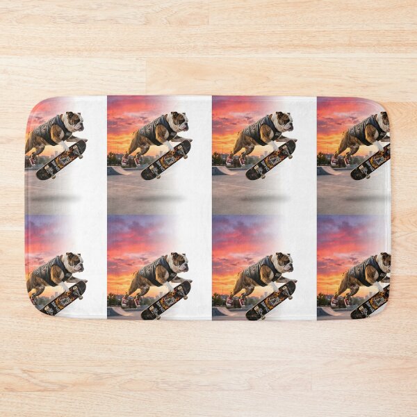 Item preview, Bulldog Skateboard Champion designed and sold by PictoVibe.