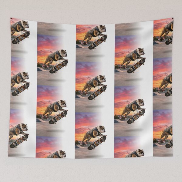 Item preview, Bulldog Skateboard Champion designed and sold by PictoVibe.