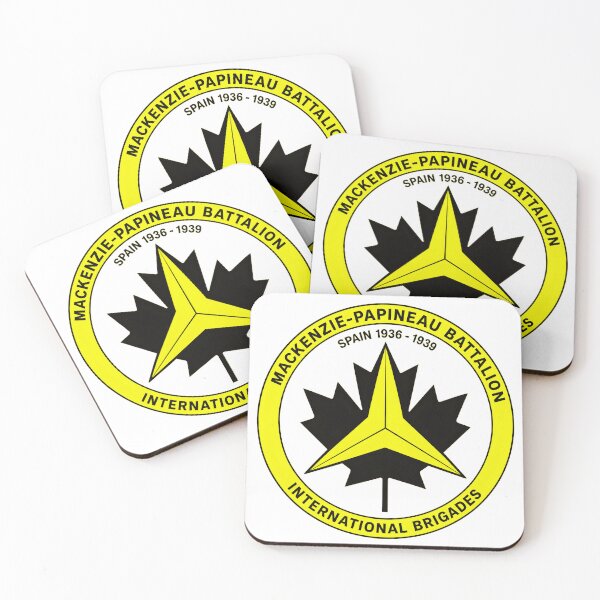 Item preview, Mackenzie Papineau Battalion International Brigades Antifascist Emblem Print designed and sold by PinUpPizzazz.