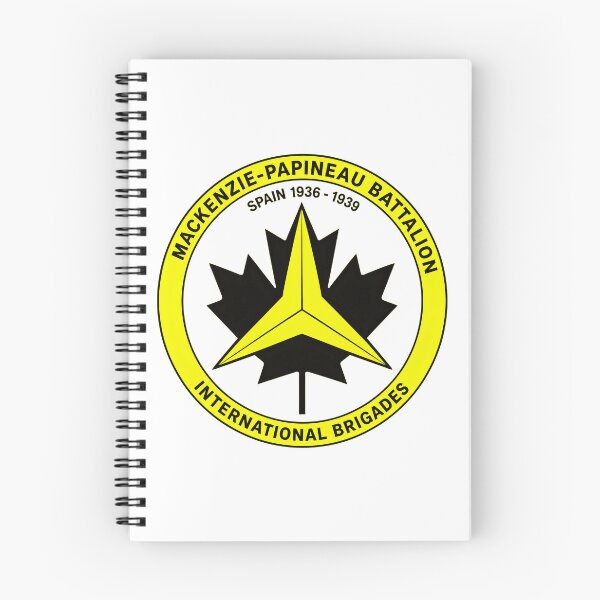 Item preview, Mackenzie Papineau Battalion International Brigades Antifascist Emblem Print designed and sold by PinUpPizzazz.