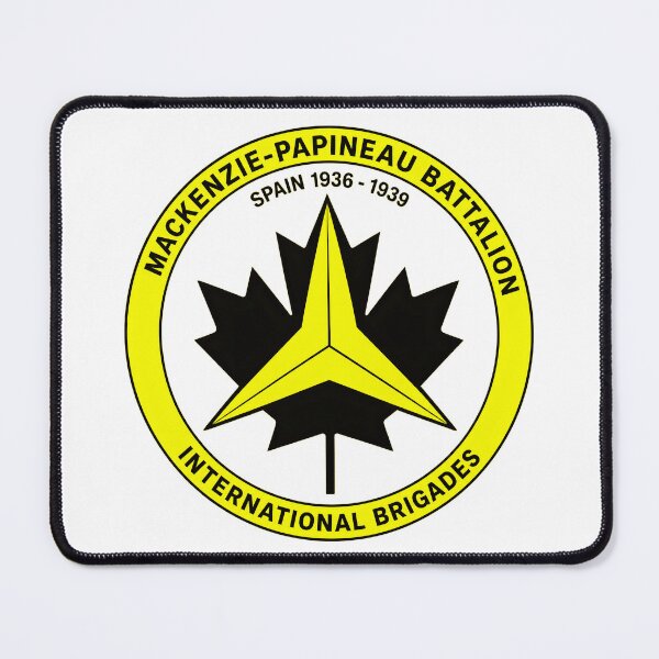 Item preview, Mackenzie Papineau Battalion International Brigades Antifascist Emblem Print designed and sold by PinUpPizzazz.
