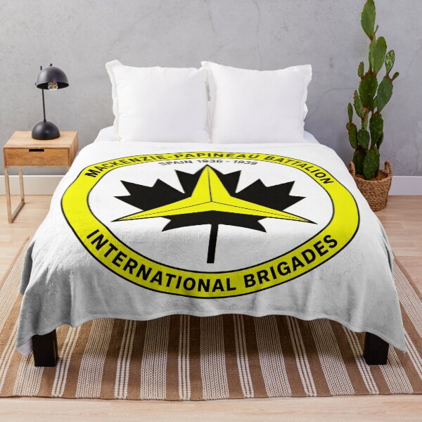 Item preview, Mackenzie Papineau Battalion International Brigades Antifascist Emblem Print designed and sold by PinUpPizzazz.