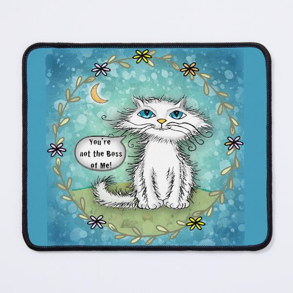 Item preview, Scraggles Cat Boss Of Me designed and sold by artmuvz.