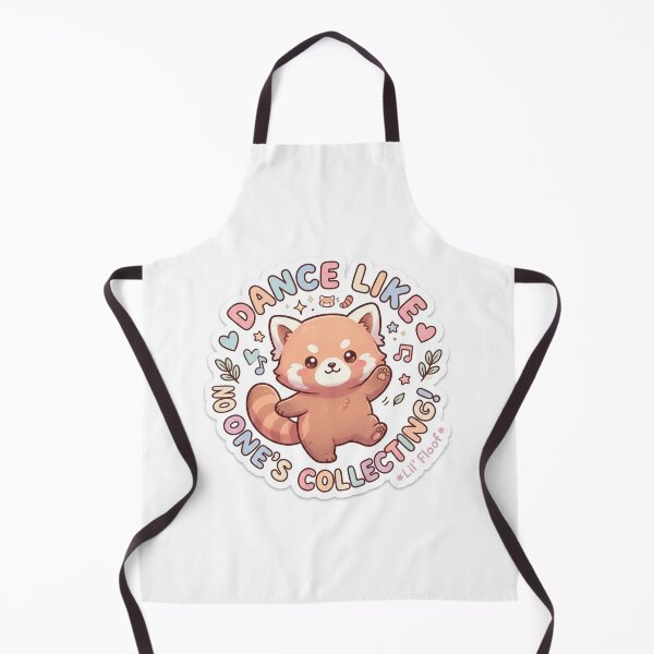 Item preview, Cute Kawaii Dance Like No One's Collecting Red Panda Sticker | Anime Style Lil' Floof Chibi Art | Playful Animal Sticker designed and sold by Chipkooo.