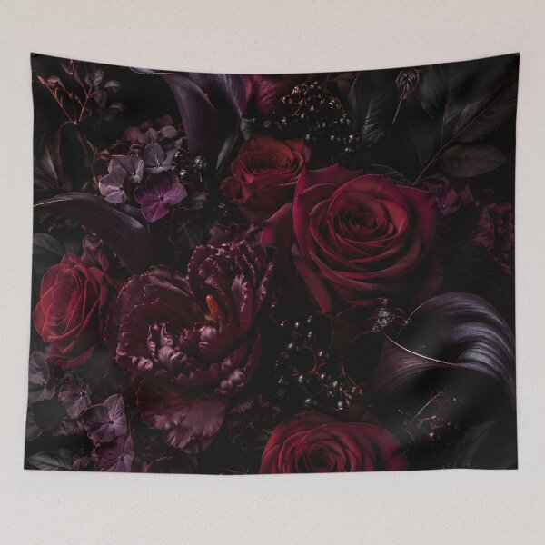 Item preview, Gothic Red Rose Bouquet – Dark Floral Gothic Romance designed and sold by GutyzDesignsES.