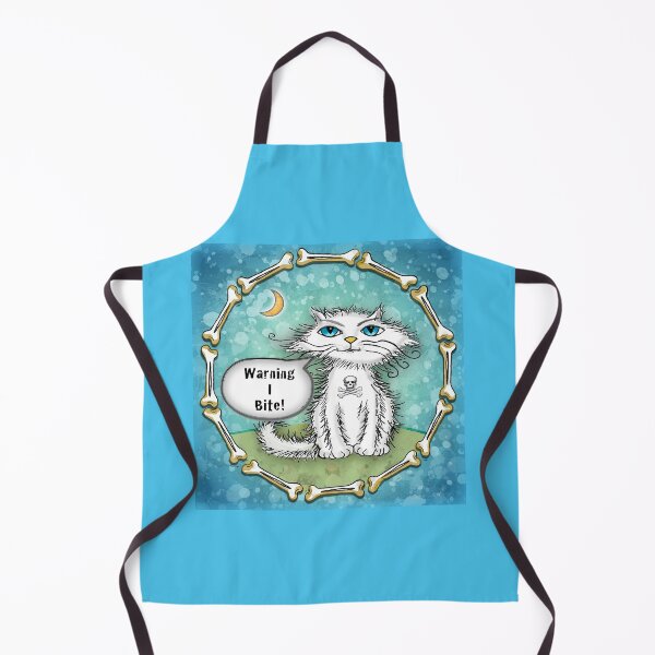 Item preview, Scraggles Cat Warning I Bite designed and sold by artmuvz.
