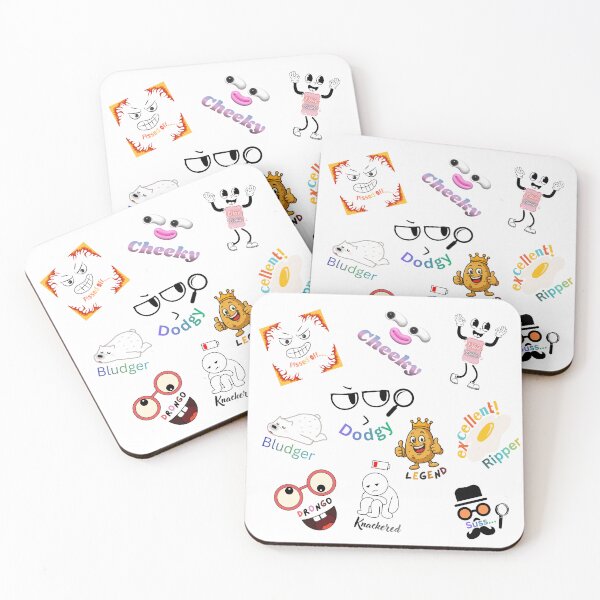 Item preview, Funny Slang Reaction Characters designed and sold by Amilu Creative.