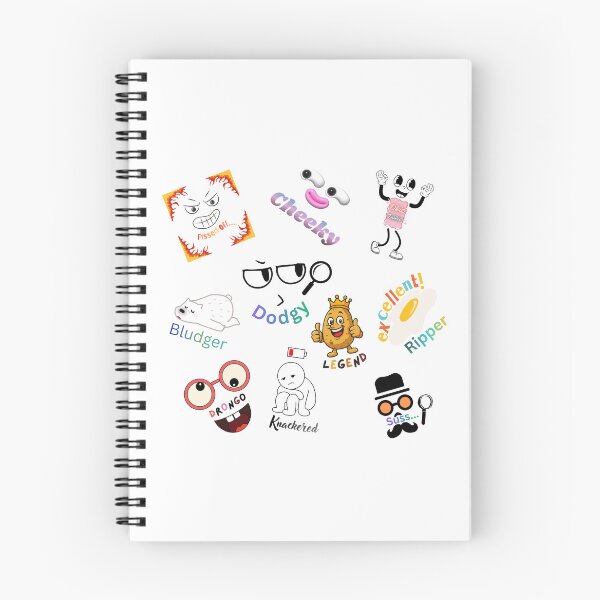 Item preview, Funny Slang Reaction Characters designed and sold by Amilu Creative.